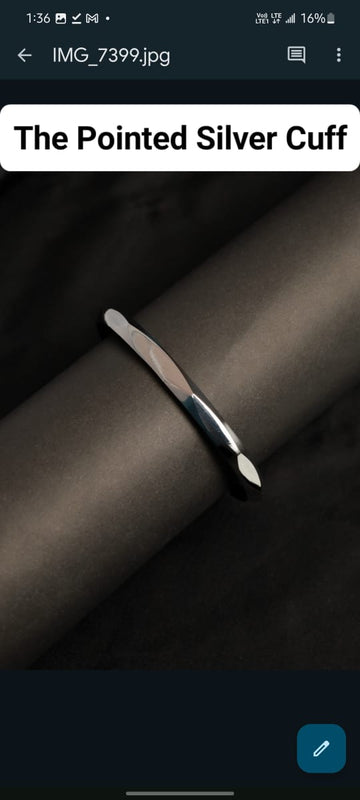 The Pointed Silver Cuff