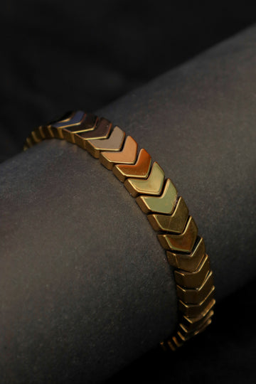 The Golden Segmented Bracelet