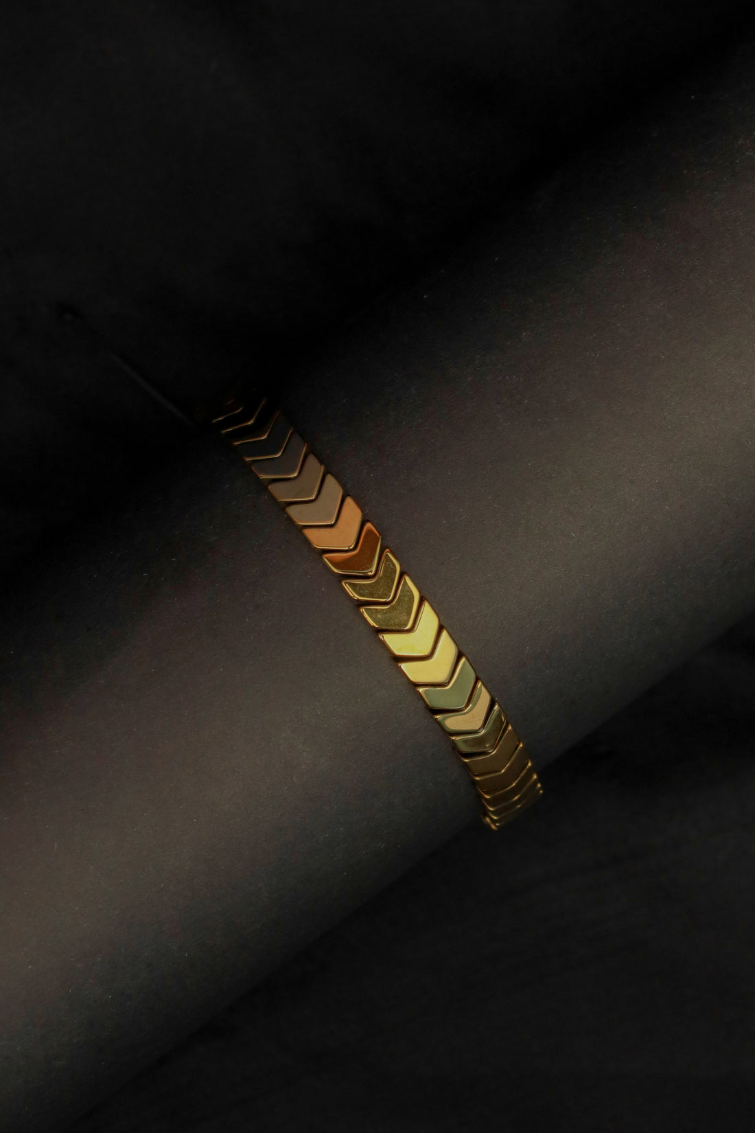 The Golden Segmented Bracelet