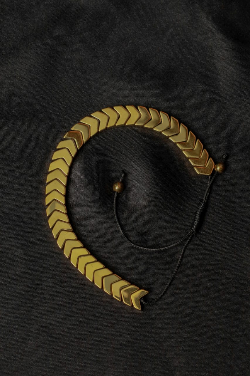The Gold Segmented Bracelate