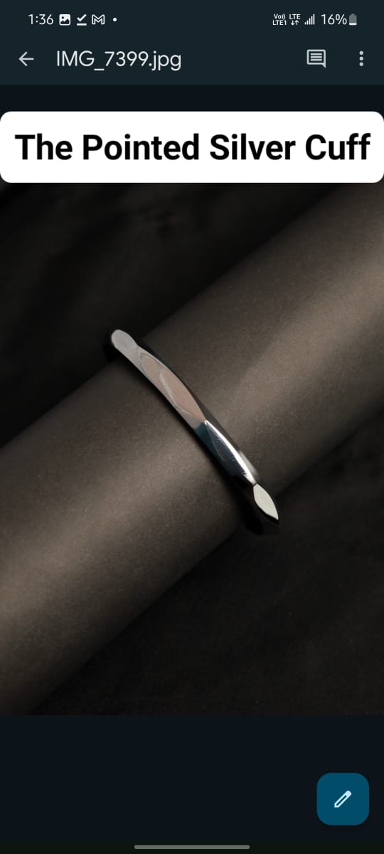 The Pointed Silver Cuff