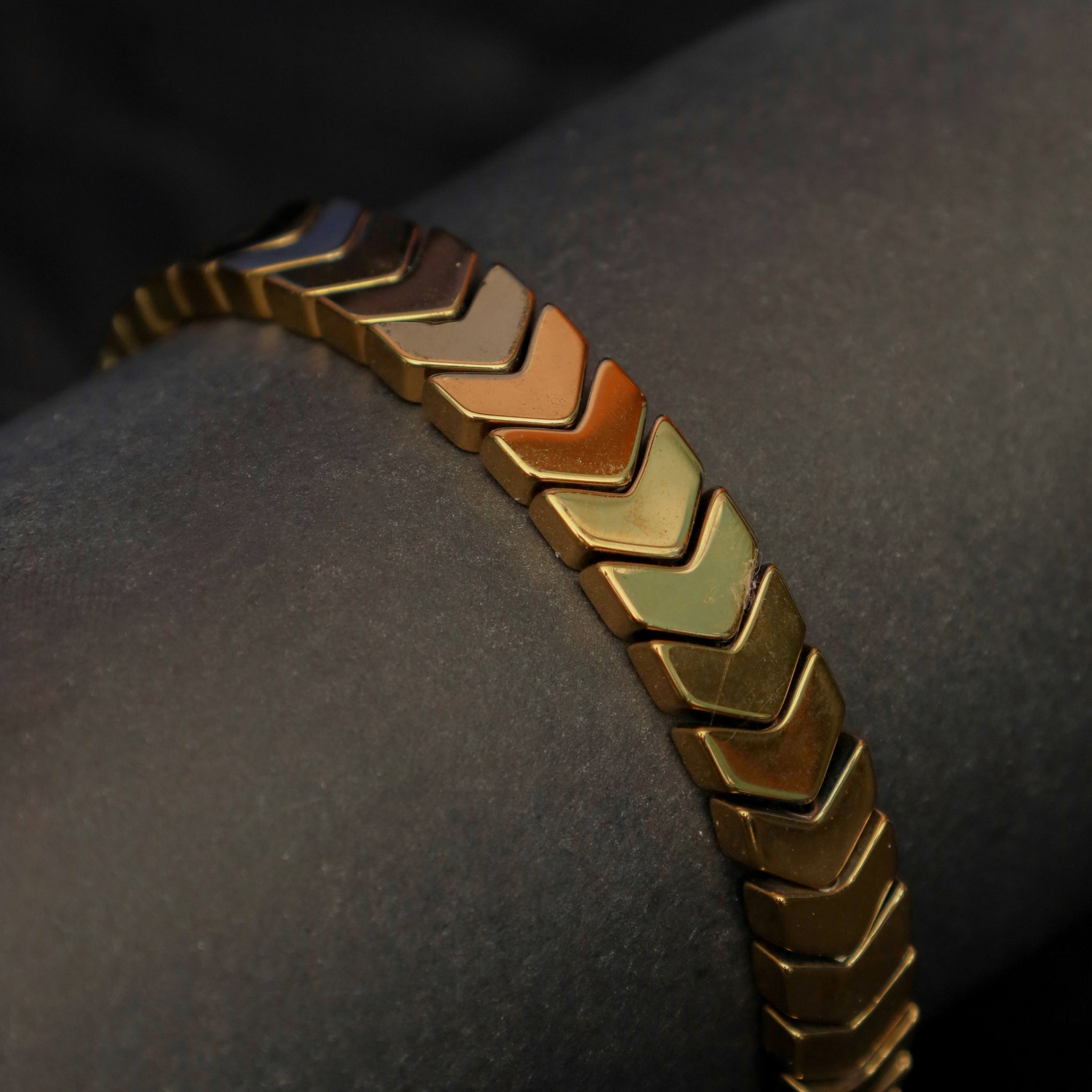 The Golden Segmented Bracelet